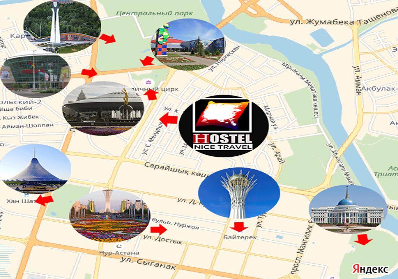 Hostel Nice Travel Астана Екстериор снимка